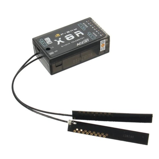 FrSky X8R 2.4G 16CH SBUS Full Duplex Telemetry Receiver for Taranis X9D X9D PLUS- PCB RC Airplane FPV Racing Drone Transmitter